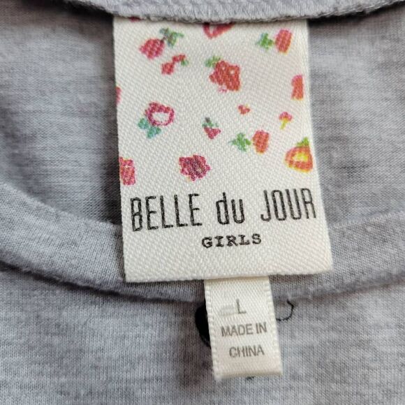 Belle du Jour Girls unicorn blouse L10/12 - Picture 4 of 5